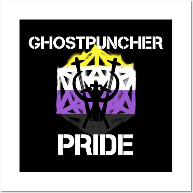 Ghostpuncher Non-Binary Pride Wall Art by Ghostpuncher 